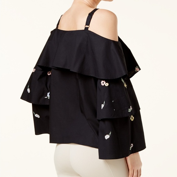 International Concepts Floral Off Shoulder Top - Picture 4 of 8